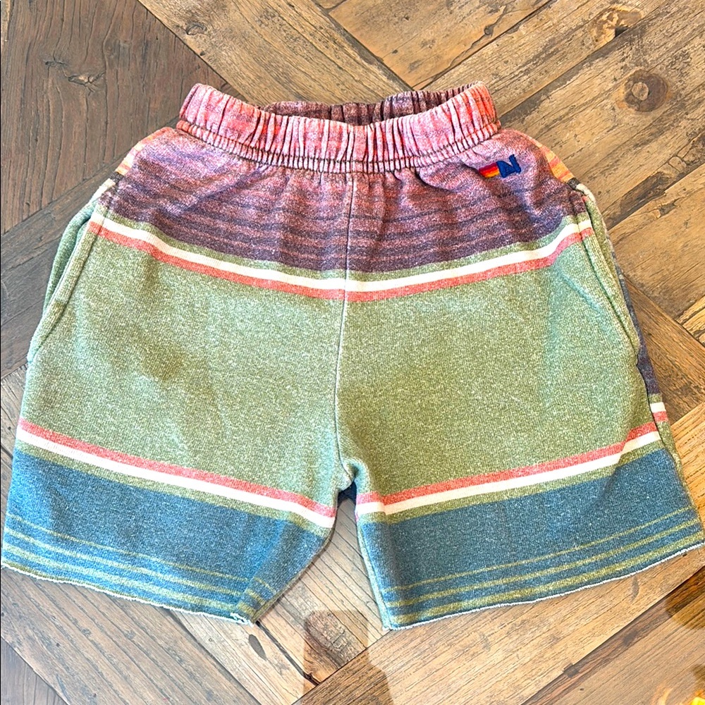 Aviator Nation kids TULUM SWEATSHORTS size 4